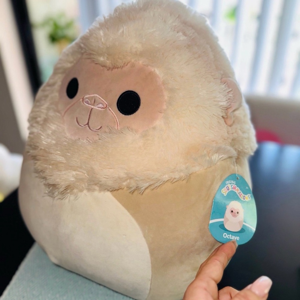 NWT squishmallow Octave the snow monkey plush